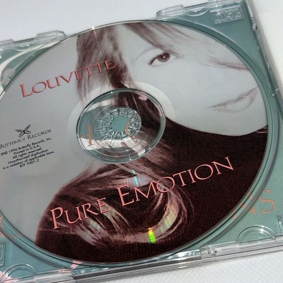 Pure Emotion by Louvette (CD, Jul-1996, Butterfly) - Picture 2 of 3